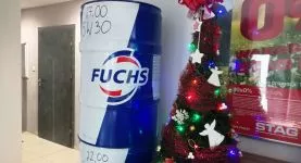 Pojedyncza butla LPG Fuchs w warsztacie Auto-Mar